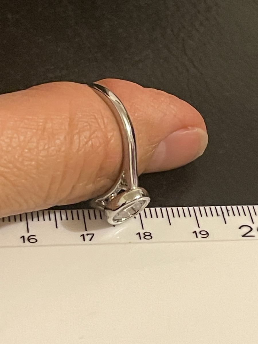 Anelli: Bague  pierre zirconium rond  58 neuve  – Nuovo (secondo la descrizione) da Kloten venduto da Vermicelles 4