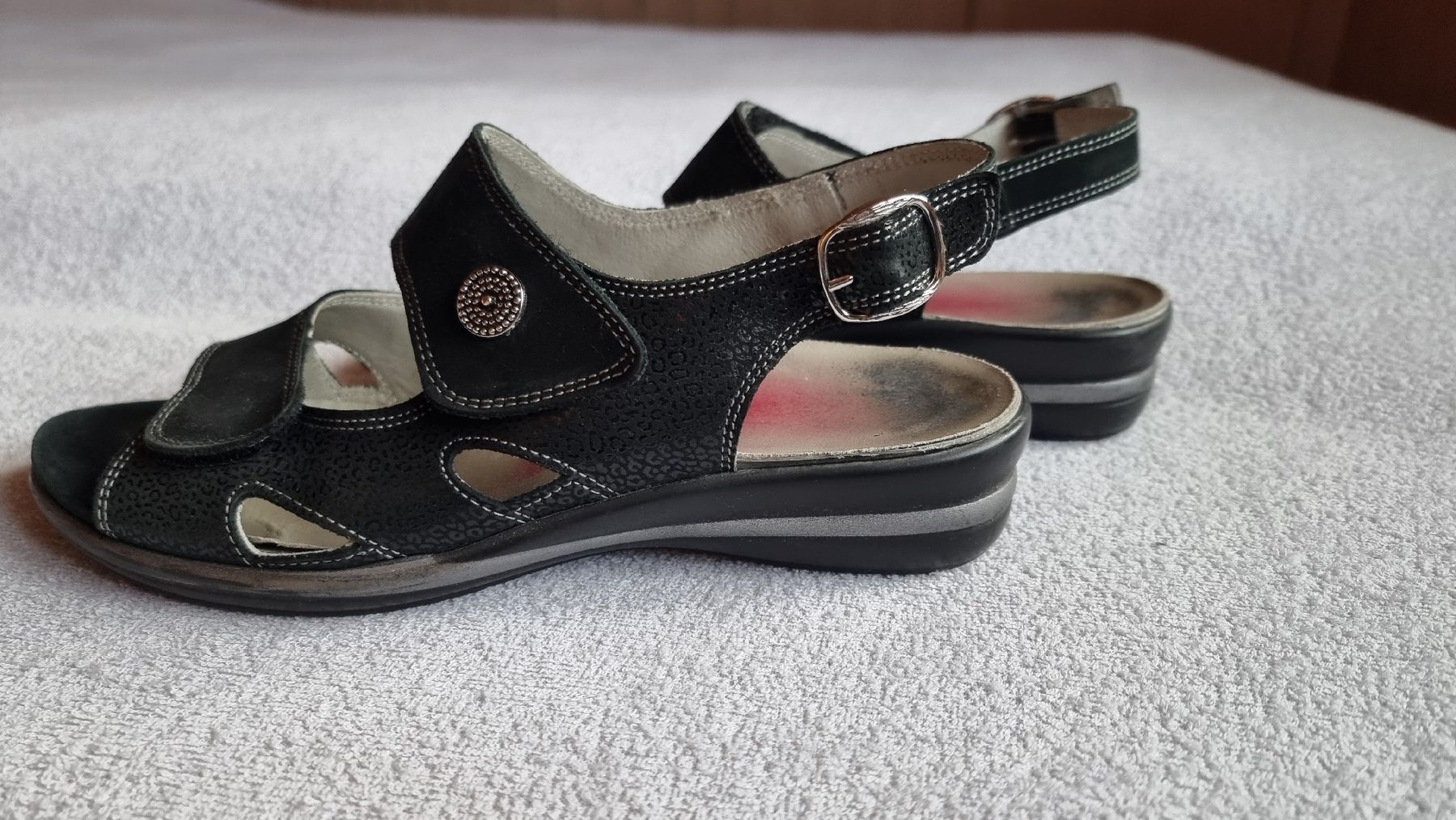 Damenschuhe: Medicus Sandalen  schwarz Gr. 38 – Gebraucht aus Wildhaus von Lurch1971 1