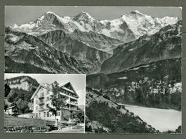 AK sw Beatenberg BE Hotel Kurhaus Silberhorn ≈ 1967 