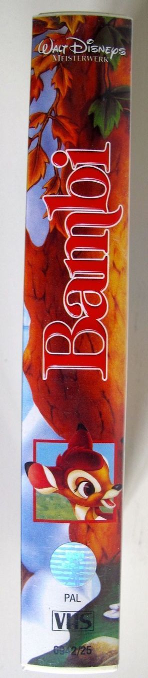 Tutti i VHS: Bambi mit Hologramm – Usato da Bern venduto da hippoism 1