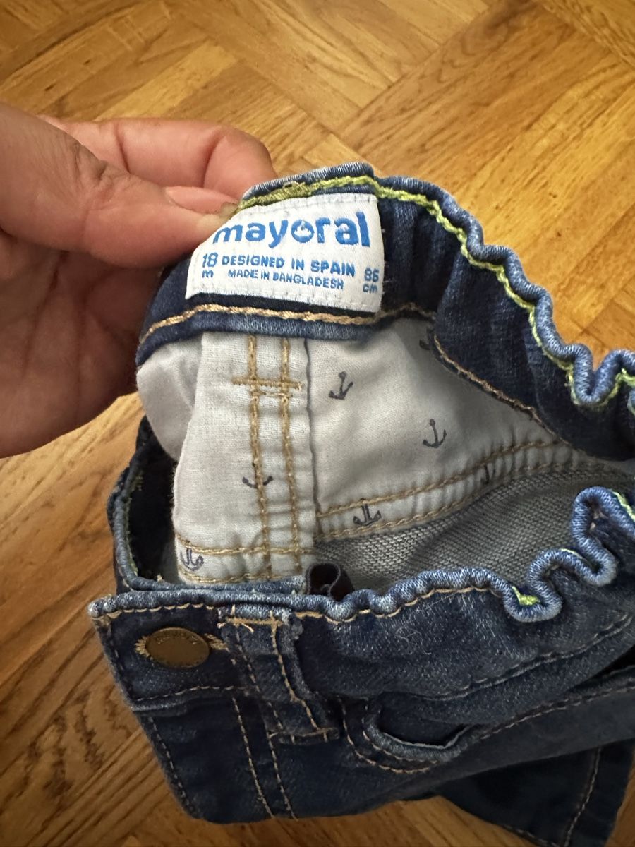 Mayoral Pantaloni: Mayoral Denim Shorts, size 86cm – Usato da Zürich venduto da Bybyana 2