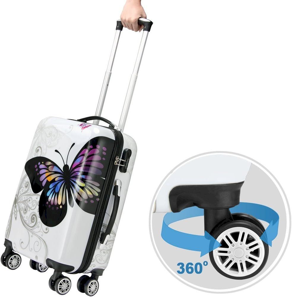 Valigie: 4tlg. Hartschalenkoffer Butterfly – Nuovo e nell'imballaggio originale da Bottighofen venduto da zaap 2