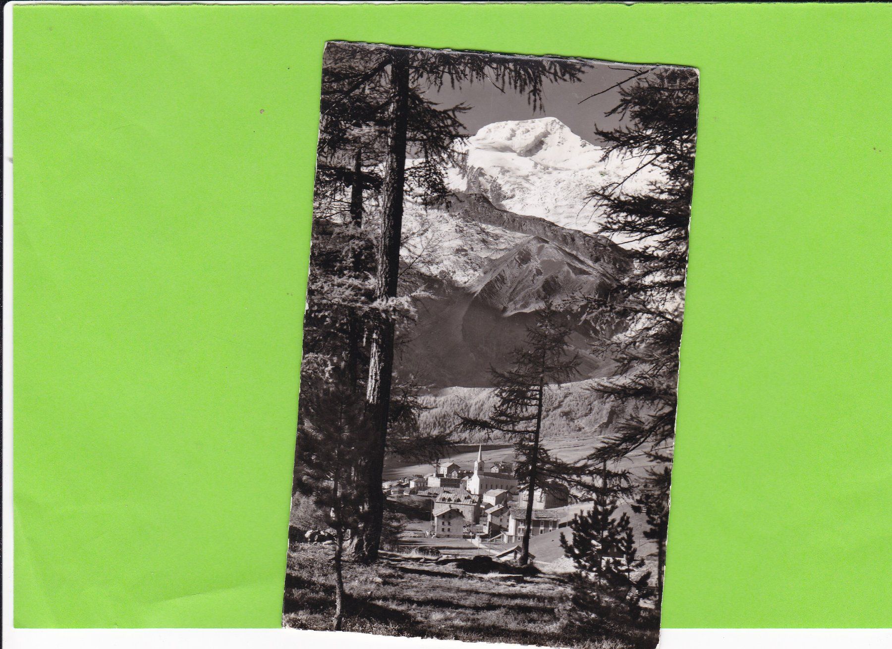 Cartoline postali: 10454 Saas-Fee, E. Gyger – Usato da St. Peterzell venduto da neckertal