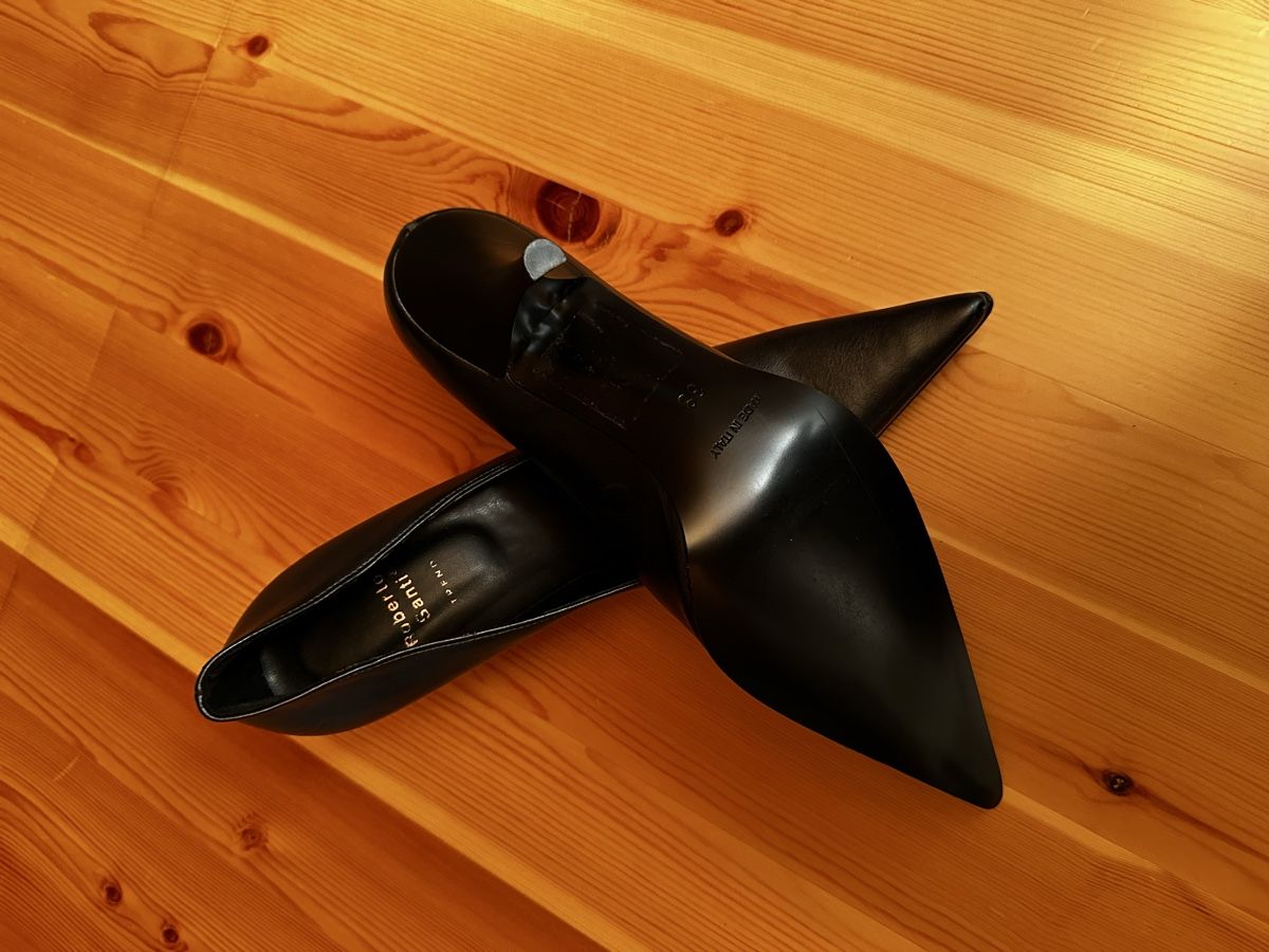 Roberto Santi Scarpe da donna: Roberto Santi Trend Echt Leder Pumps Schwarz, Gr. 38 Top! – Usato da St.Moritz venduto da El_telemarco 2