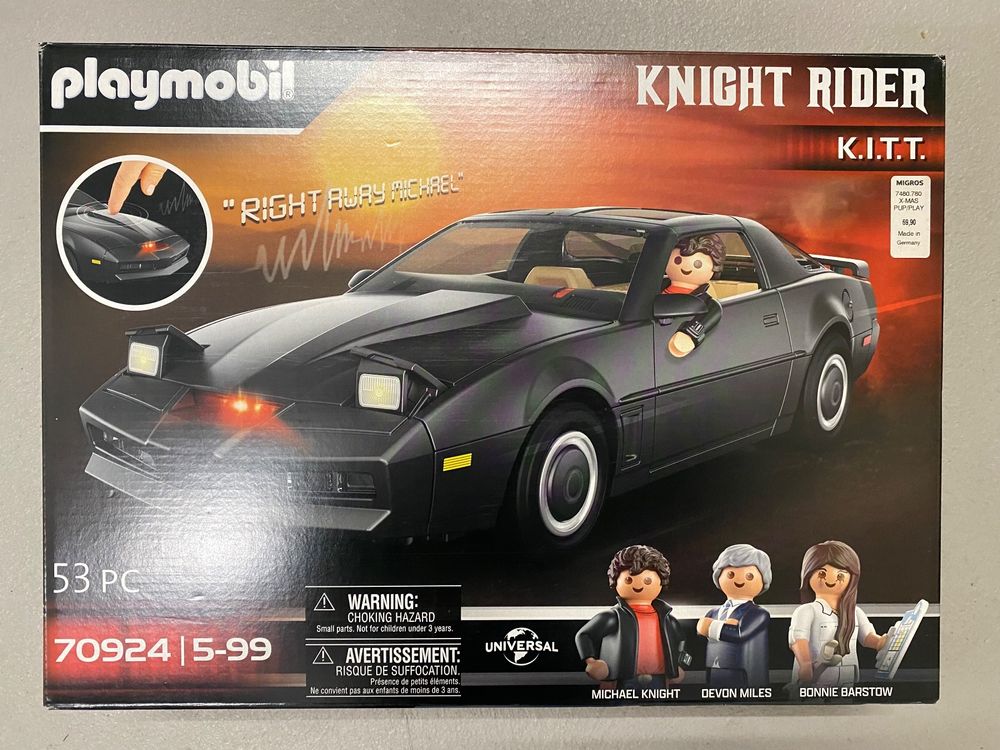 NEU Playmobil Auto Knight Rider - K.I.T.T. 70924 (Neu und ...
