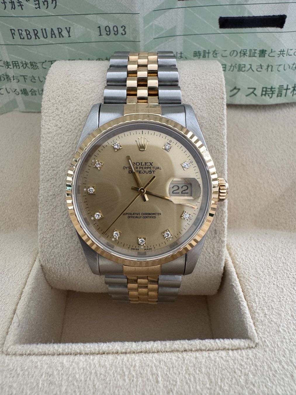 Rolex Uhren: Rolex Datejust 36- 16233 – Gebraucht aus Corcelles-pres-Payerne von ner_6p6k 1