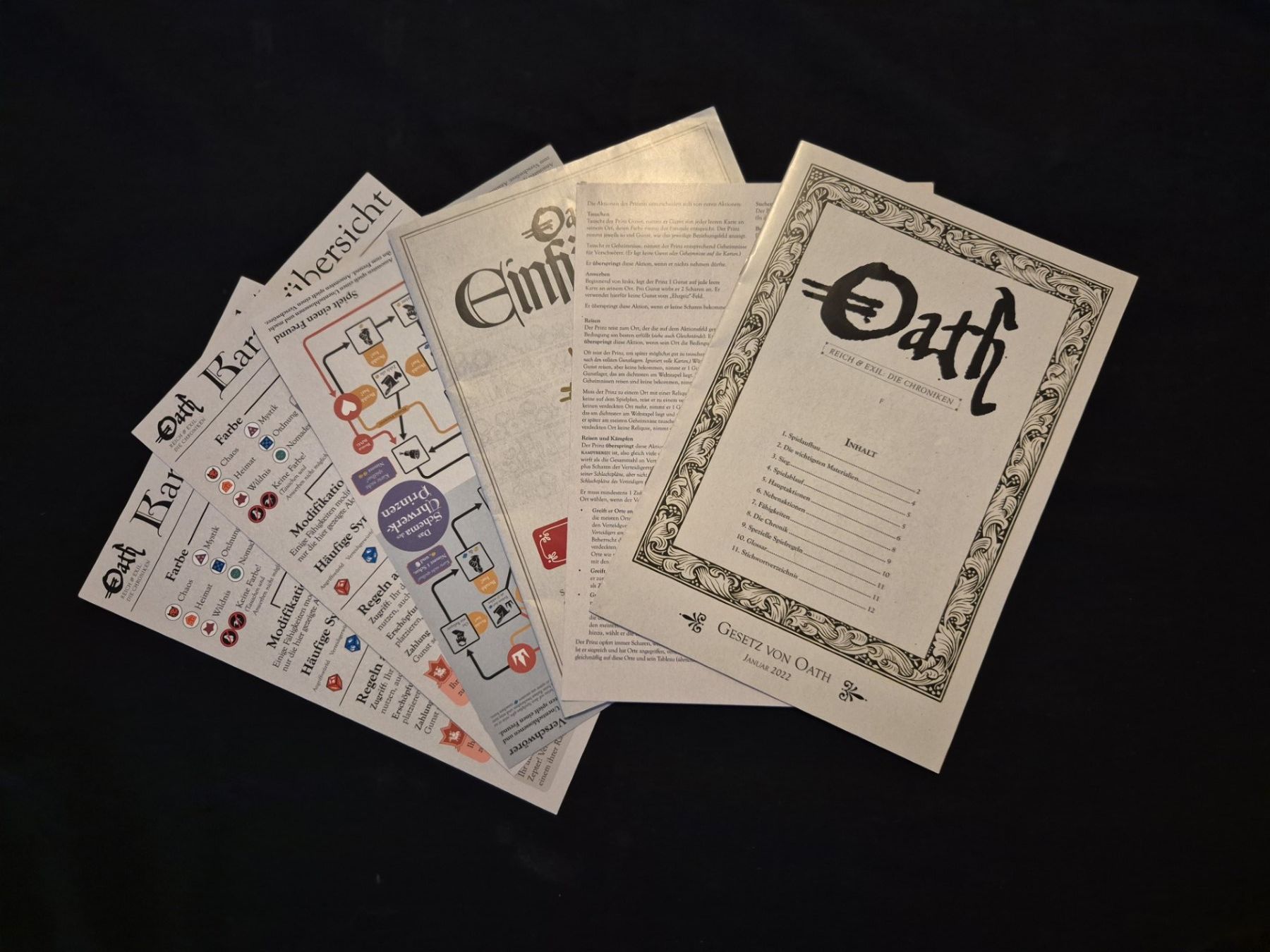 Jeux: Oath Reich & Exil: Die Chroniken – Neuf (Voir description) à Oberkirch LU par stefusch 1