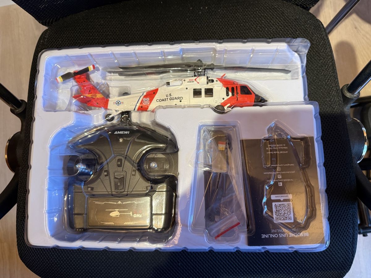 Amewi Modellismo RC: 2 AMEWI RC Helikopter und Ladegerät – Usato da Toffen venduto da Samson74 2