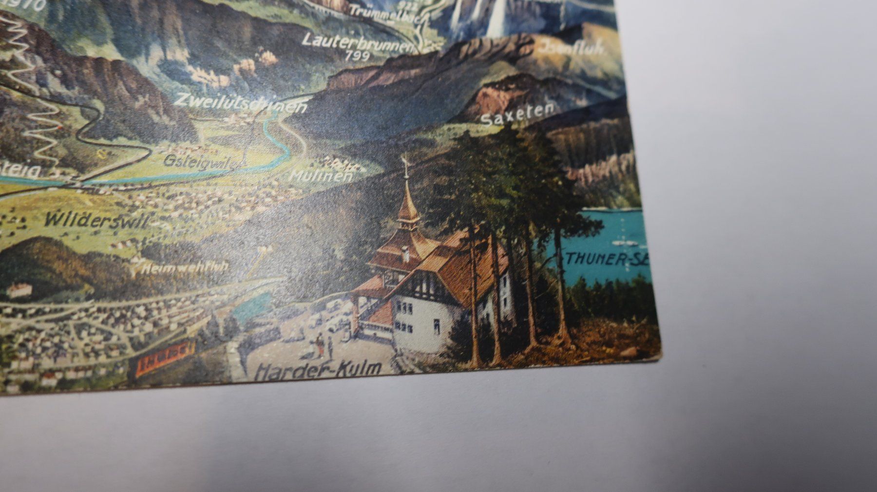 Ansichtskarten: Berner Oberland Harderkulm Interlaken Panorama – Gebraucht aus Cormoret von Pascalll2001 4