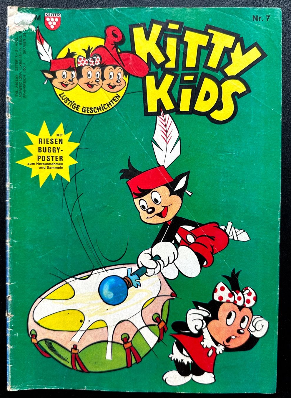Fumetti: Kitty Kids Nr. 7, 1962, hunderte Comics eingestellt – Usato da Seltisberg venduto da quadartswiss