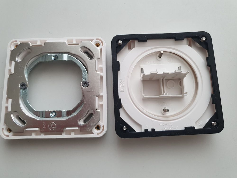 NUP-Anschlussdose ws 2× RJ45 UKV Feller Netzwerk (Neu (gemäss ...