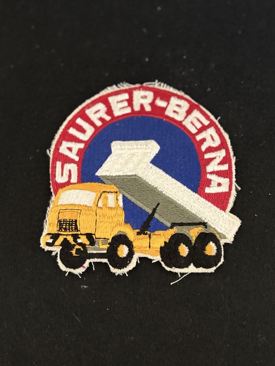 Saurer-Berna Kipper Lastwagen Patch,Aufnäher Original (Neu (gemäss ...