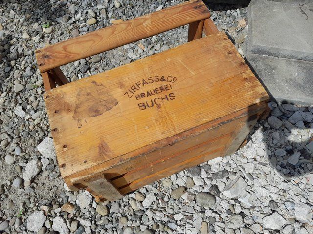 Wein- & Bierkisten: Bier Brauerei Zirfass Buchs Holzharass – Gebraucht aus St.Gallen von Stocken64 3