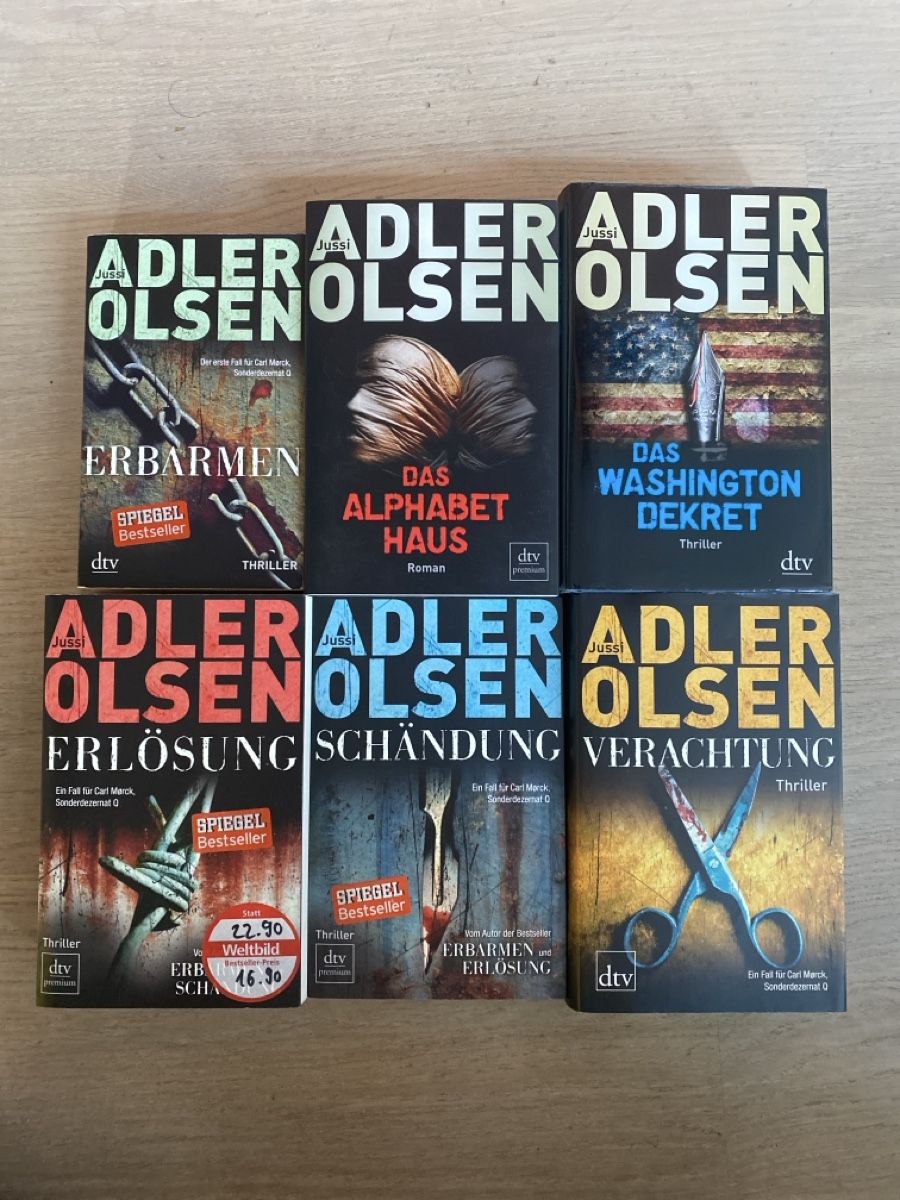 Bücher: 6 Jussi Adler Olsen Thrillers – Gebraucht aus Biel-Benken BL von yan_b69p