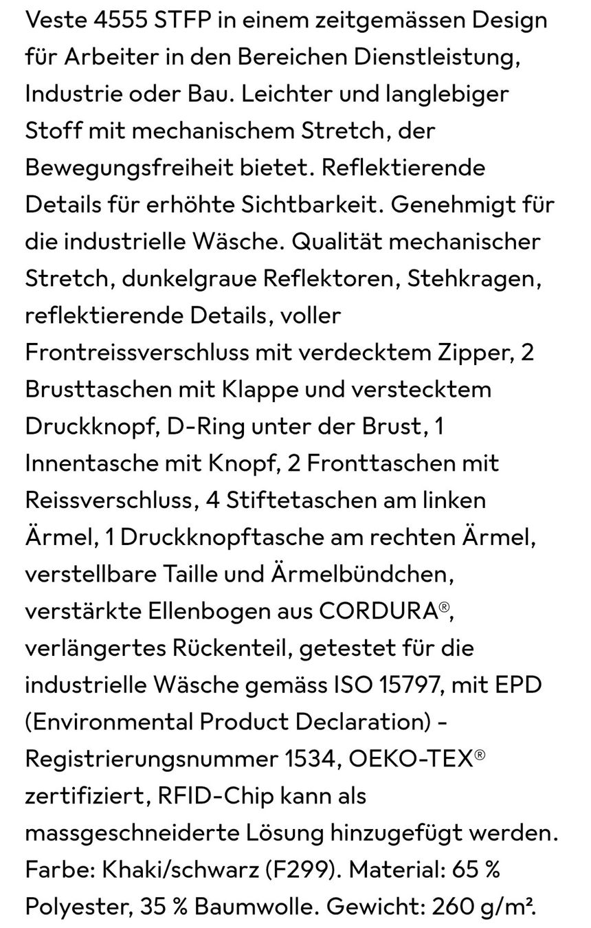 Giacche: Fristads Arbeitsjacke Grösse XS – Nuovo (secondo la descrizione) da Konolfingen venduto da Goofy021 5