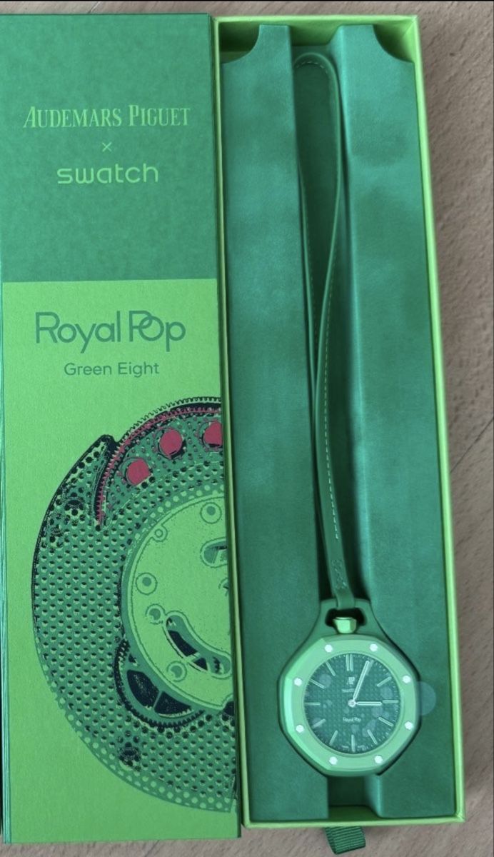 Orologi: Swatch x AP Green Eight – Nuovo e nell'imballaggio originale da Zürich venduto da ham_p5qt
