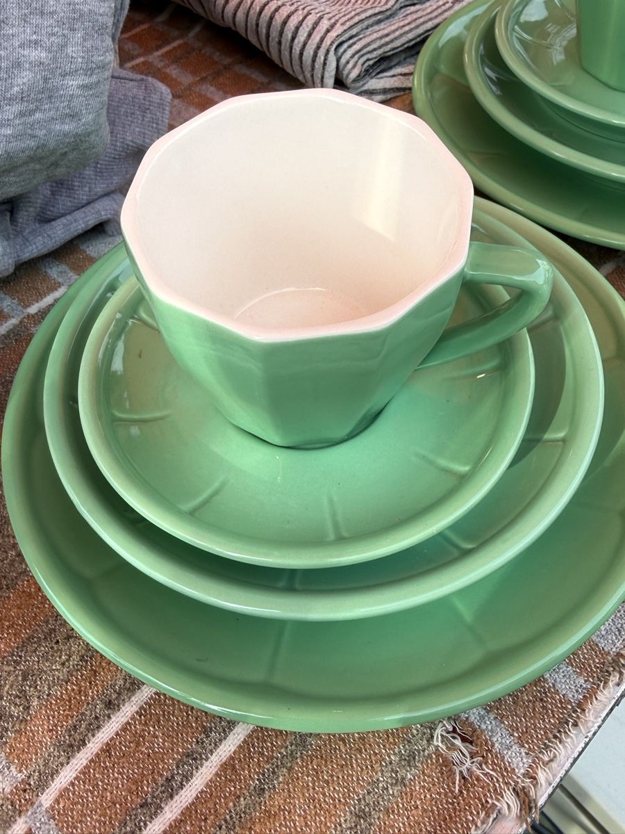 Set di piatti: 4 Teiliger Set aus Keramik – Nuovo (secondo la descrizione) da Spreitenbach venduto da sakrashop