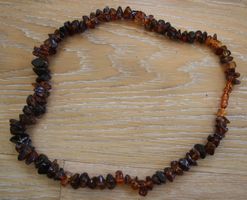 Nachlass: Ostsee Bernstein Schmuck Kette Collier 50 Gramm