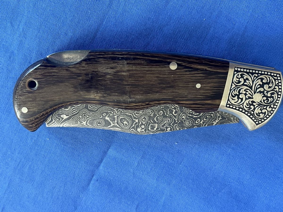 Zubehör: Herbertz Messer mit Damastklinge – Gebraucht aus Romanshorn von Apfelschuss