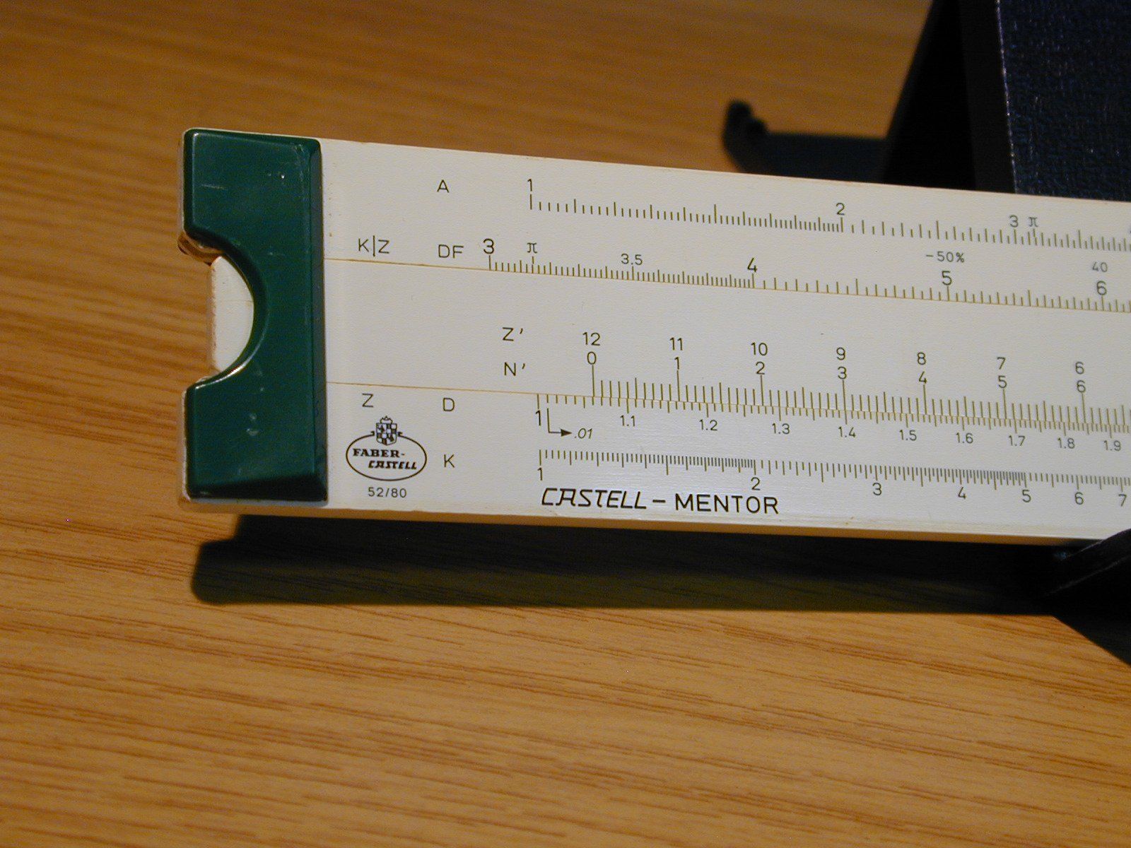 Faber-Castell Calcolatrici tascabili: CASTELL - MENTOR RECHENSCHIEBER 52/80 360 gon – Usato da Oberursel venduto da swinger-ecki 2