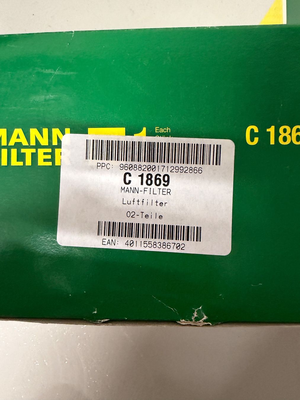Porsche Tutti pezzi di ricambio auto: Luftfilter für Porsche 997.2 – Nuovo (secondo la descrizione) da Bern venduto da ElevenFive 2