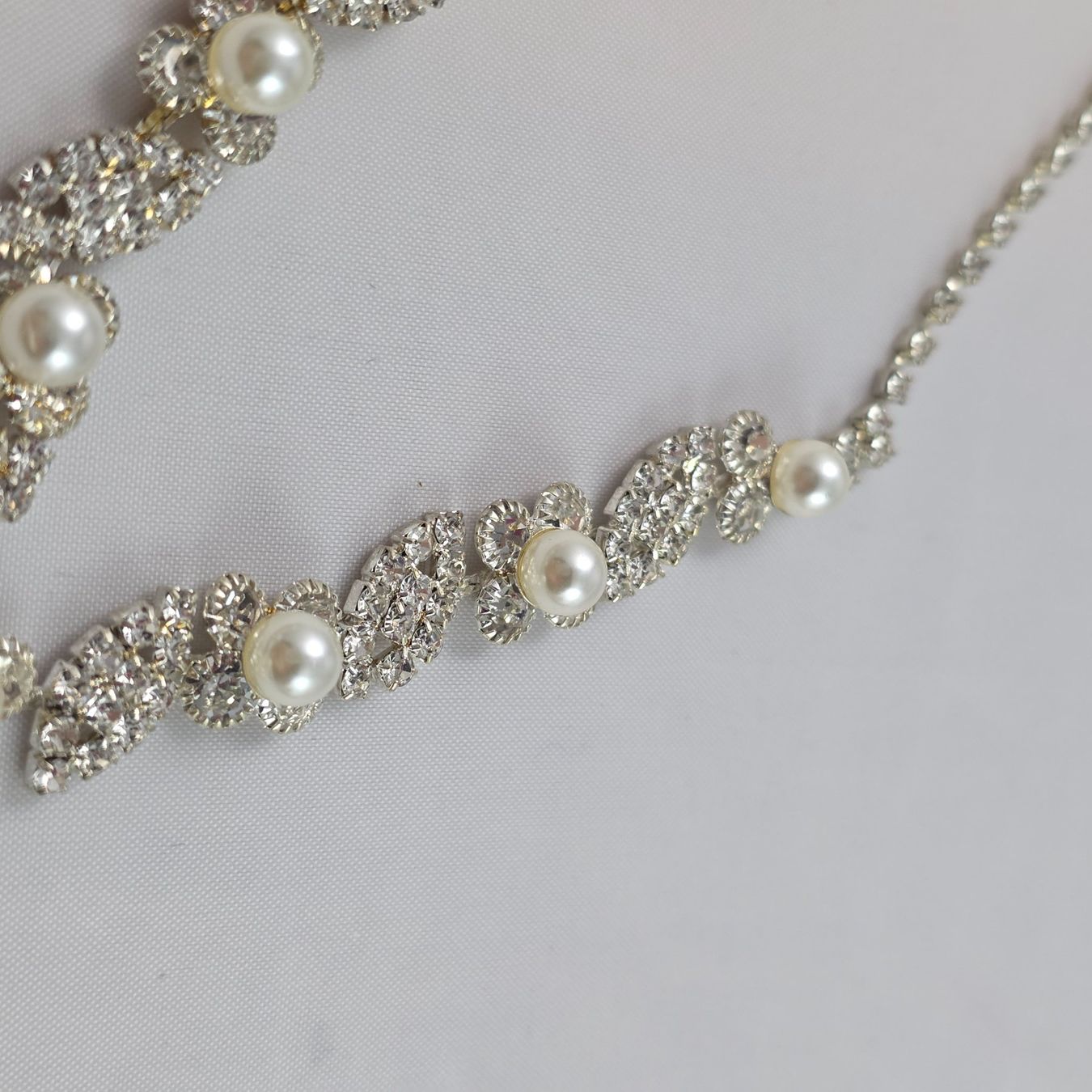 Catenine: Elegante Halskette mit Perle & Strass      672 – Usato da Wald ZH venduto da Martin79 7