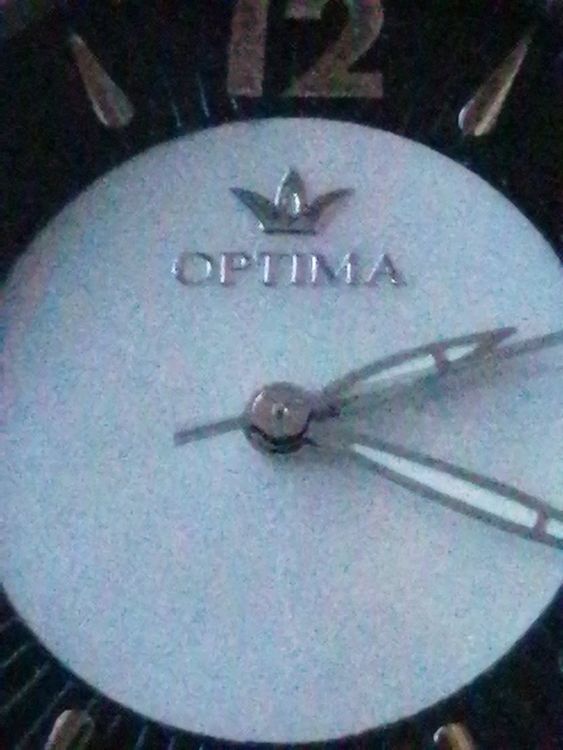 Montre Optima Homme Chronographe - Boîtier Acier Argenté, Lunette Or Rose, Cadran Rosé - Bracelet Cuir Marron - Neuf Avec étiquettes