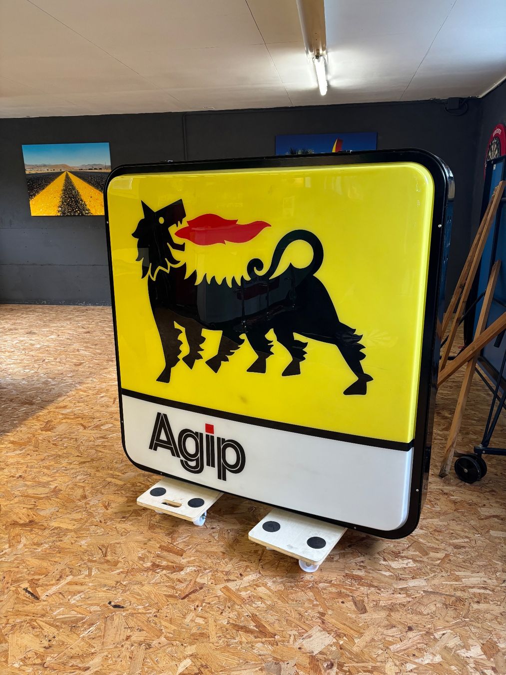 Insegne: Leuchtreklame AGIP - Werbeschild – Usato da Rorschacherberg venduto da danielbischof 8