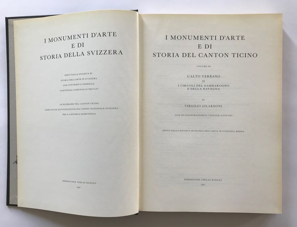 I Monumenti d'Arte e di Storia del Ticino- Volume II, III+IV 5