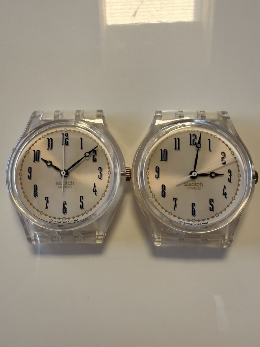 Swatch Uhren: 2 Swatch Dummys 90er Jahre – Gebraucht aus Appenzell von BumpRiver