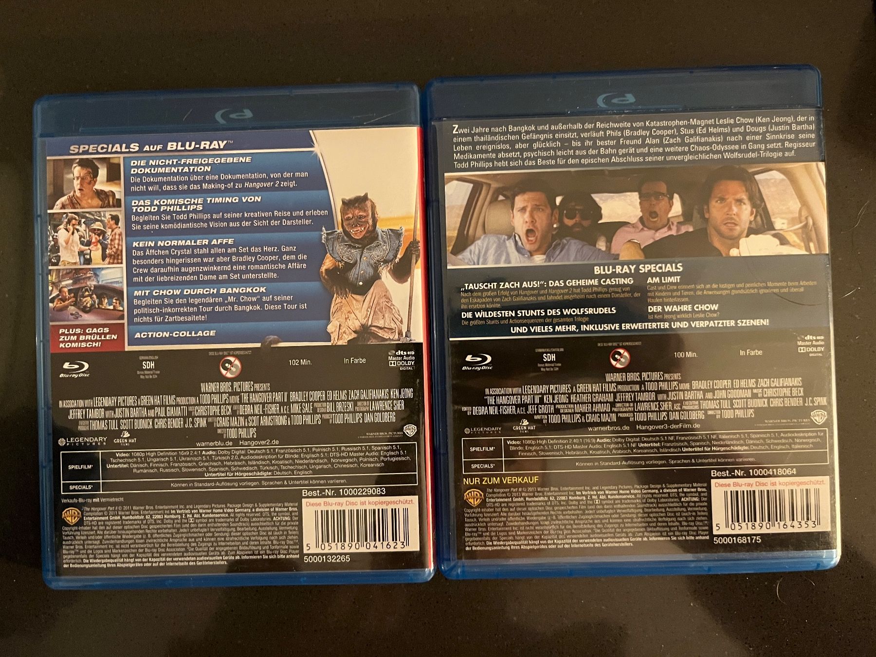 Tutti i DVDs: Hangover 2 & 3 Blu-ray – Nuovo (secondo la descrizione) da Sierre venduto da black.box 1