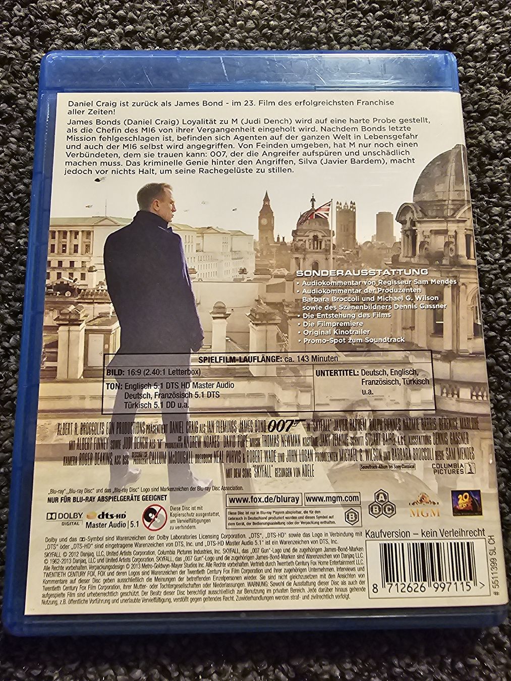 Alle DVDs: Blu-ray Skyfall 007 James Bond  – Gebraucht aus Ruswil von jan_bxl5 1