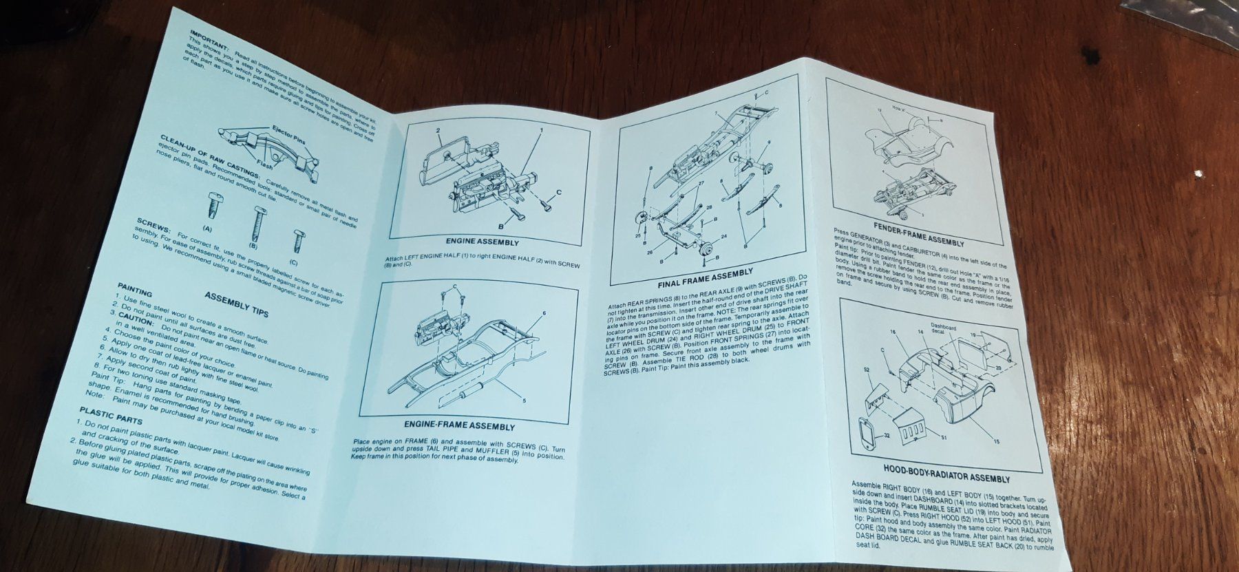 Italeri Modellini d'auto: Chevrolet Roadster 1932 1:20 SCALE MODELS – Usato da Fehraltorf venduto da STEMAC01TK 7