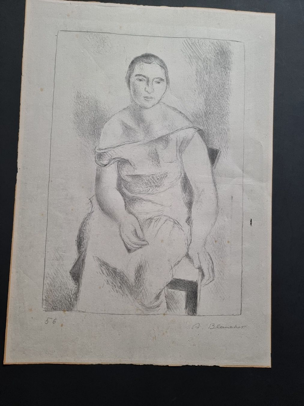 Grafica & Litografie: BLANCHET ALEXANDRE LITHOGRAPHIE SIGNIERT  NUMMERIERT – Usato da Gersau venduto da kunst-online 1