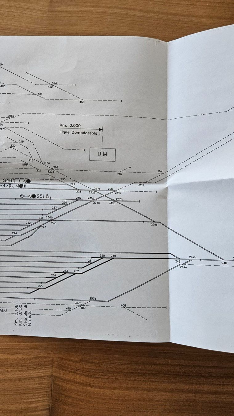 Documenti: SBB CFF FFS DOMO 2, Schematischer Plan & Dokumentation (f/i) – Usato da Glis venduto da dupont29 5