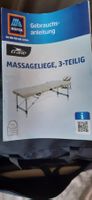 Massagebank Crâne 3-teilig Beige leichte Gebrauchsspuren