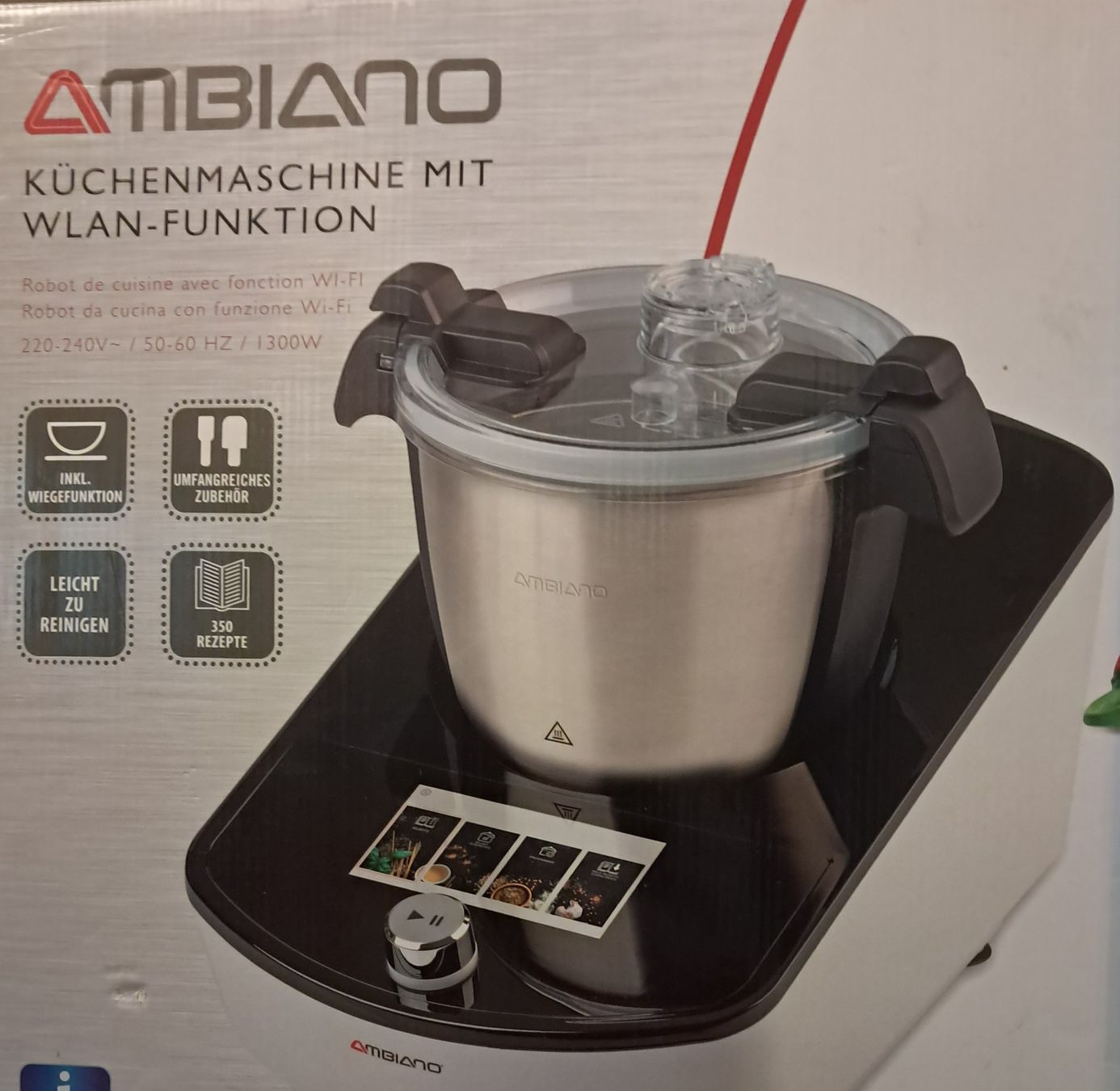 Ambiano Elettrodomestici da cucina: Küchenmaschine mit wlan Funktion – Nuovo e nell'imballaggio originale da Glattbrugg venduto da mah_c5jk 2