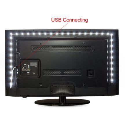 Lichterketten & Leisten: Ledstrip 1 Meter Warmweiss mit USBPort – Neu und originalverpackt aus Aesch BL von Elektronik_Laden 1