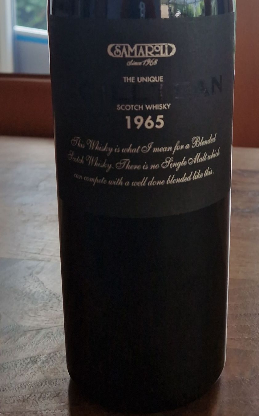 Bevande alcoliche: Coiltan Scotch Whisky 1965, Samaroli – Nuovo (secondo la descrizione) da Winterthur venduto da Pepe83