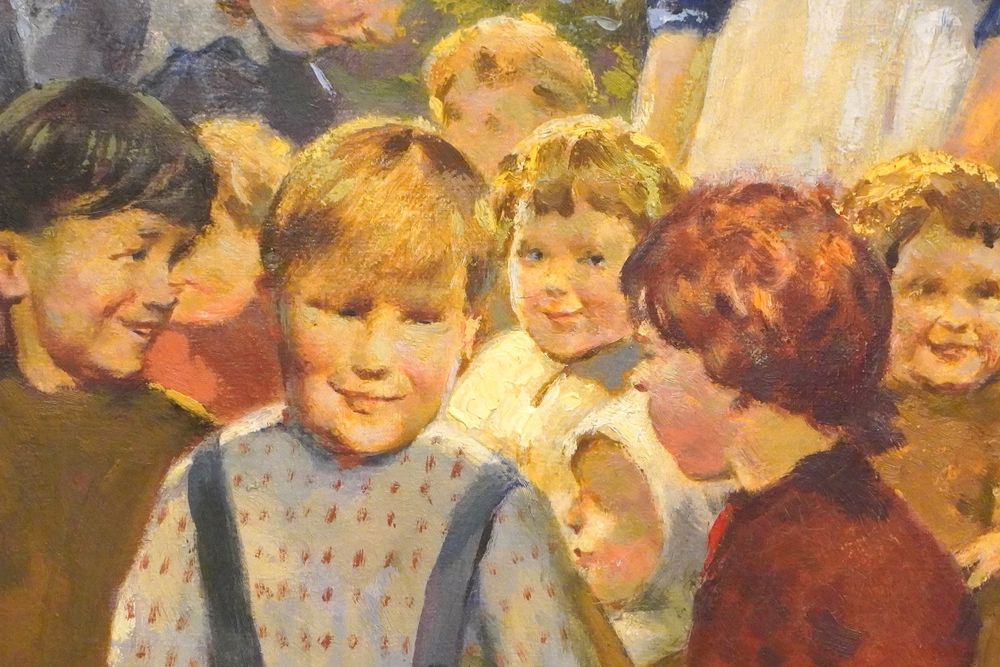 1000 Teile Puzzle – Mädchenaugen In Farbpigmenten, Ölgemälde Kunststil, 50x70 Cm, Hochwertiger Karton, Rückseite Mit Zonen, Für Erwachsene & Sammler