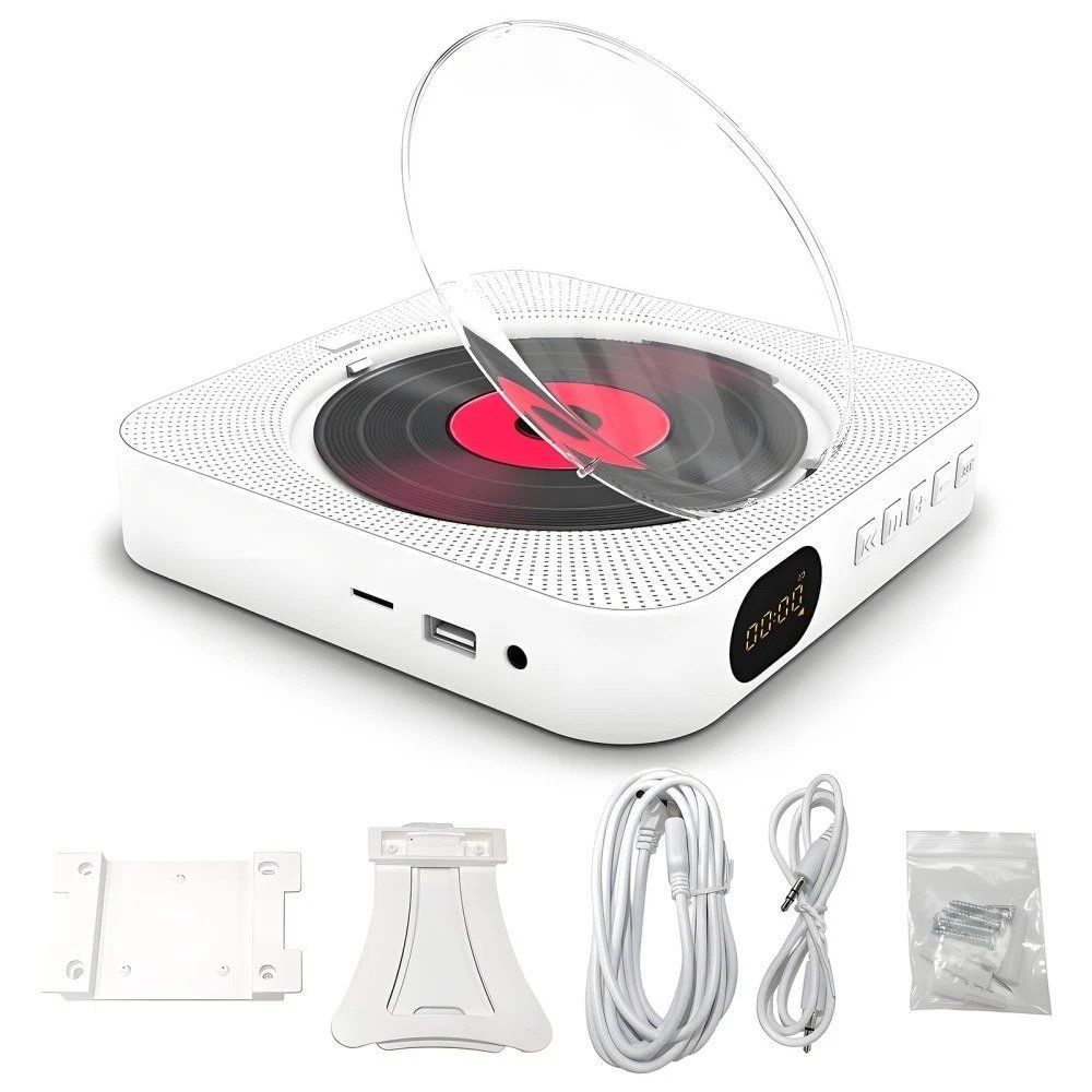 Lecteur multimedia & Streamer: Lautsprechern Bluetooth CD Player eingebauten HiFi Desktop – Neuf (Voir description) à Kirchdorf AG par Lionstein