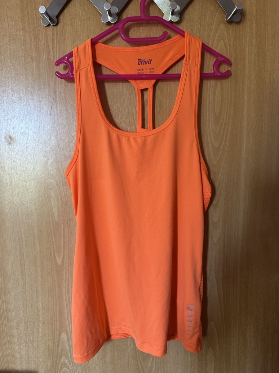 Top: Damen Sporttop Crivit Orange Grösse S – Nuovo (secondo la descrizione) da Ins venduto da maximal_30CHF