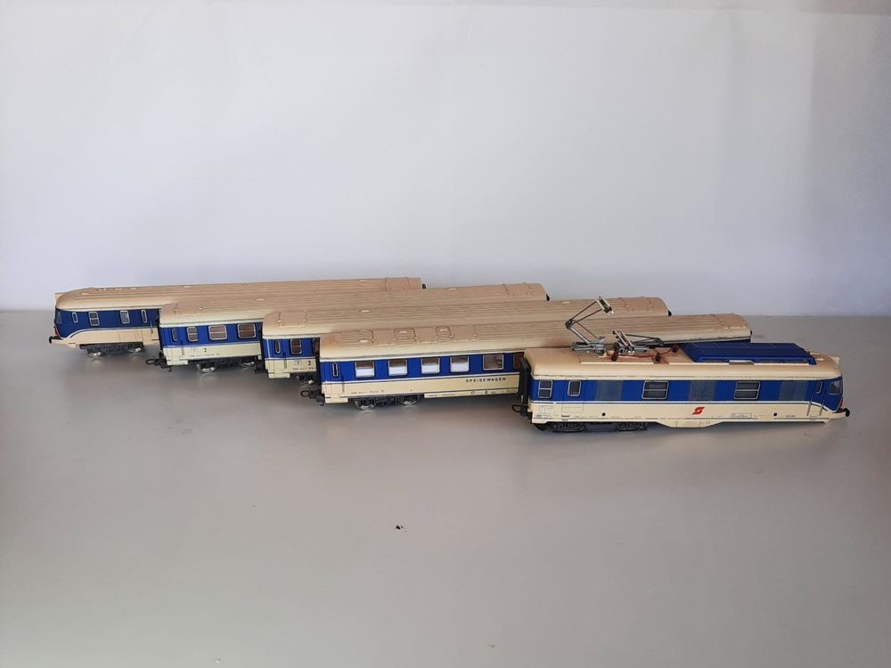 Voiture Voyageurs Lima 1071 HO Type B4 - Pour Rame Transalpin ÖBB, échelle 1/87, Occasion Très Bon état