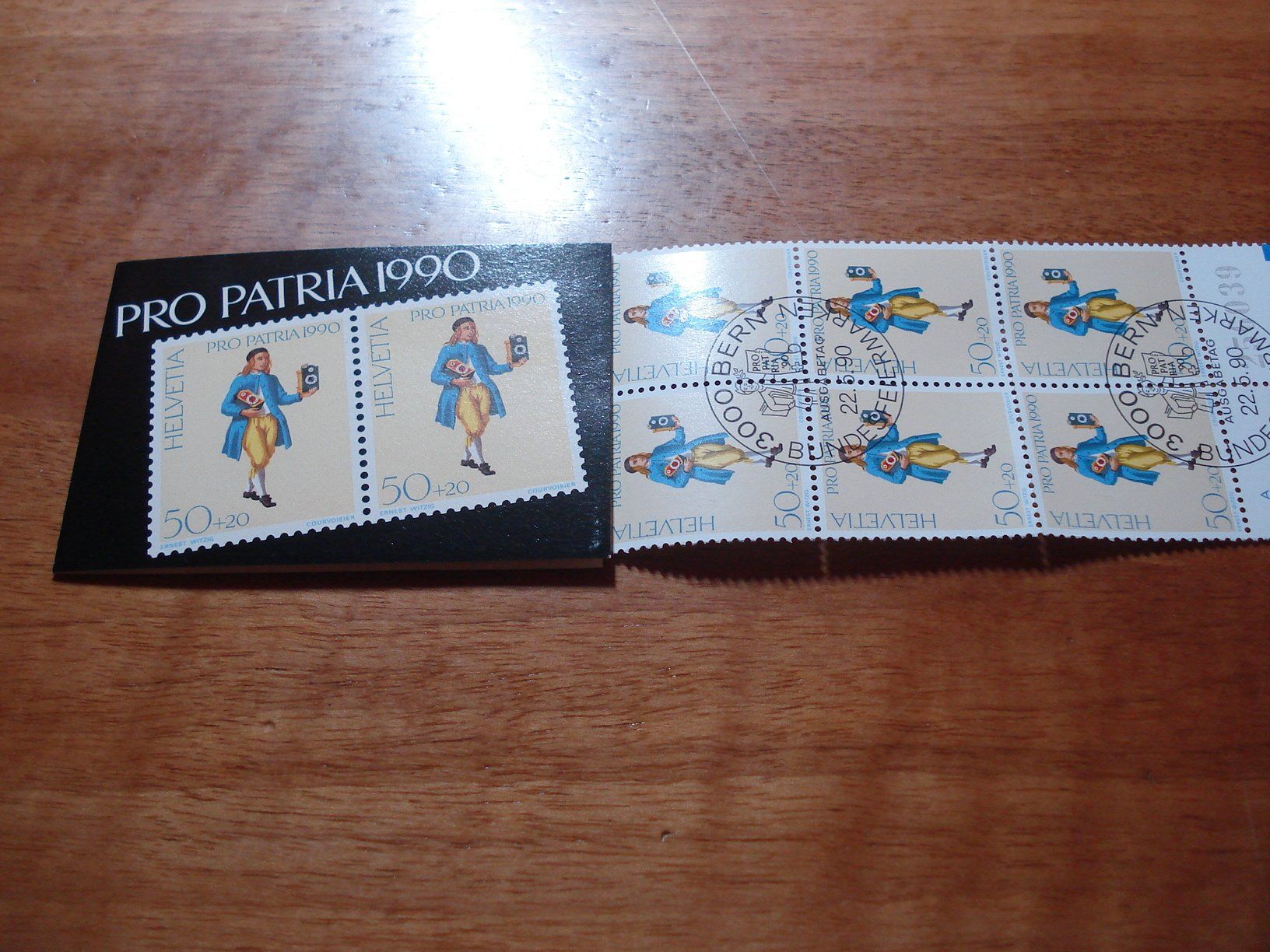 Tous les timbres: Markenbüchlein 1990 Pro Patria ET-o – D'occasion à Niederwil AG par morostahu 1