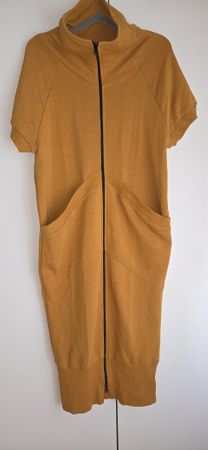 Doroteya Tsarska Kleid/Longgilet Senfgelb, Reissverschluss.