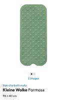 Green Non-Slip Bath Mat - Kleine Wolke Formosa 90x40cm