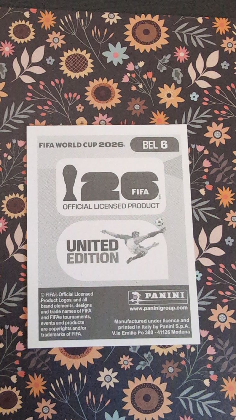 Panini Carte collezionabili: BEL 6 - PANINI - FIFA WM 2026 – Nuovo (secondo la descrizione) da Bauma venduto da tobiaskl 1