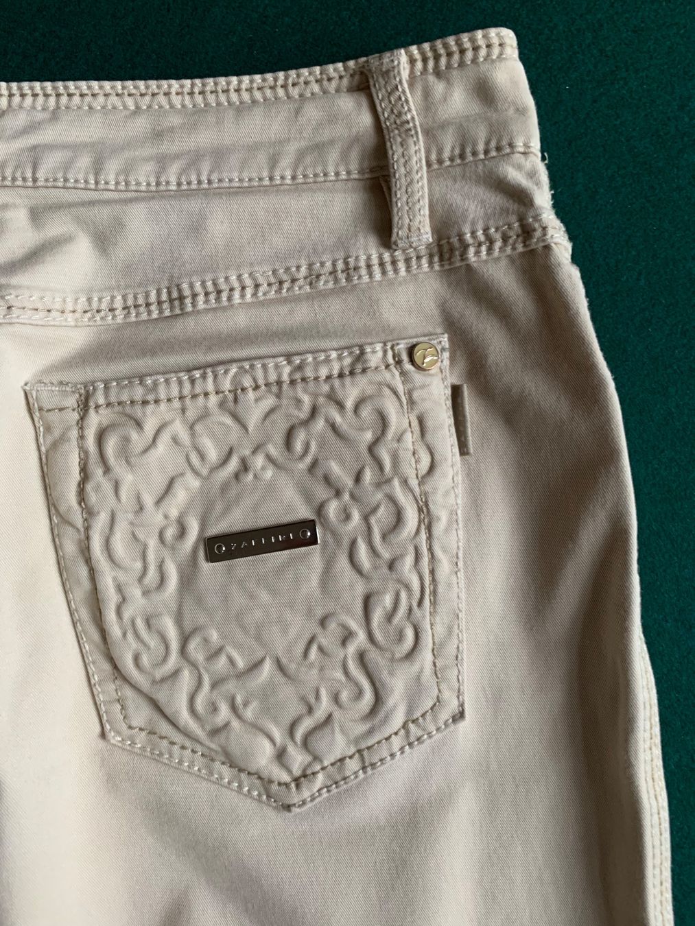 Pantaloni: ZAFFIRI Hose  Modell "LUCILLA"  Größe: 38 DE – Usato da Interlaken venduto da Bona55 9