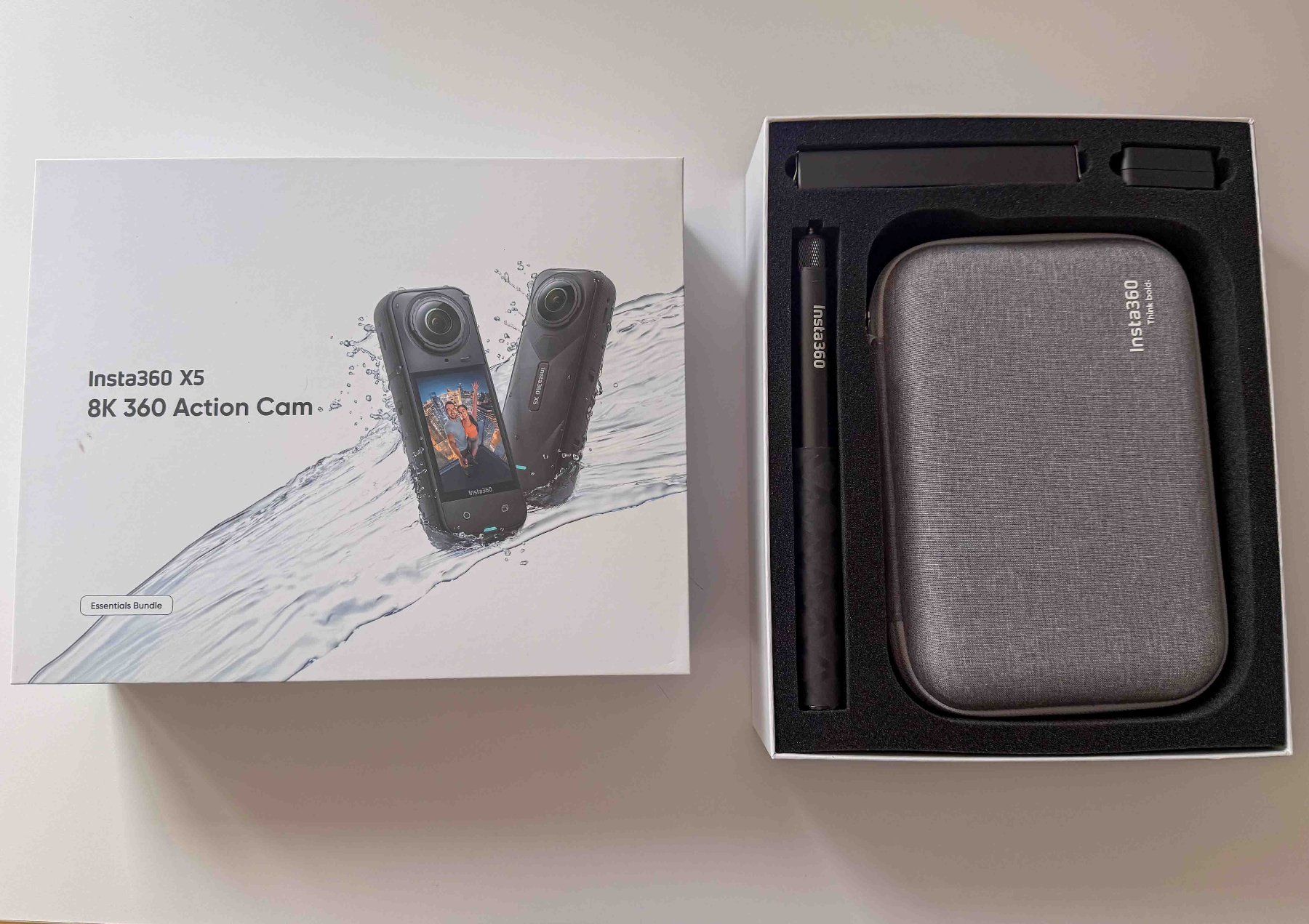 Insta360 Action Cam: Insta360 X5 Essential Bundle - LIKE NEW – Gebraucht aus Villars-le-Terroir von gmbreguet 1