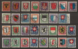 Lot Pro Juventute Ausgaben 1918 - 1926 : KP 440.--